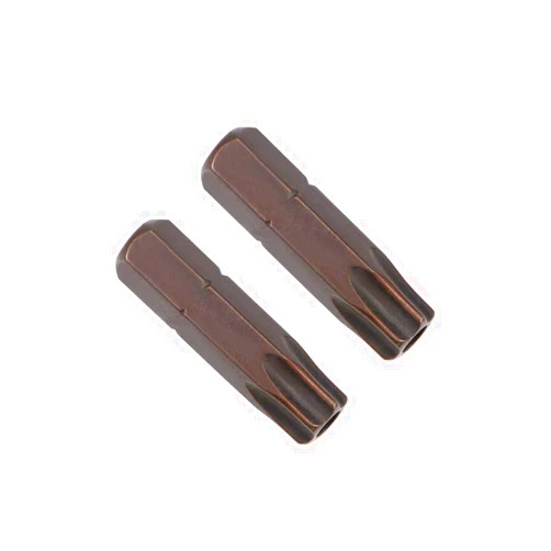 uxcell Torx Bits 2pcs 1/4 Inch Hex Shank Magnetic TT40 Screwdriver Bit Set 25mm Length S2 Screw Driver Kit Tools