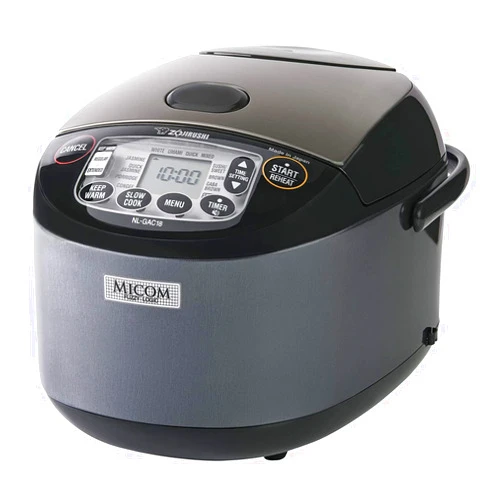 Zojirushi NL-GAC18BM 10 Cup (Uncooked) Umami Micom Rice Cooker and Warmer (Metallic Black)