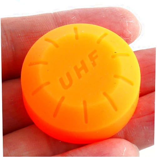Generic Qtqgoitem Concert Stage KTV Wireless Microphone Battery Screw End Cover 1.2 Inch Dia 2pcs Orange (model: ccb 81b 01f 074 dae)