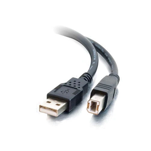 C2G 28104 5m USB Cable - USB 2.0 A to B Cable Black (16.4ft)