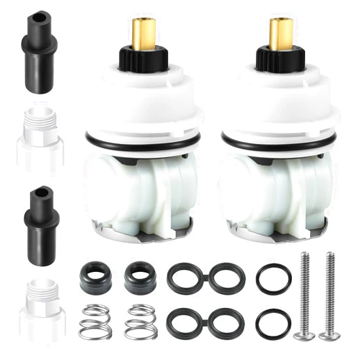 Tanxury 2 Pack RP32104 Shower Cartridge Replacement, Compatible with Delta Monitor 1500/1700 Series (1998-2005) for Tub/Shower Faucet Valve