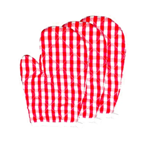 DOITOOL 2pcs Kids Heat Insulation Scald Oven Mitts Microwave Kitchen Baking Gloves Safe Cooking Child Sized Mittens Play Kitchen Baking BBQ