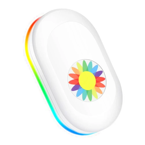 YEPLING Mouse Jiggler, Latest Undetectable Mouse Moving Device RGB Color Lights USB Ports to Enable Free Mouse Movement and Keep Computer Awake