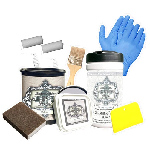 Heirloom Traditions Paint ALL-IN-ONE Paint, Bond-N-Flex Vinyl & Leather Repair Kit - Oxford