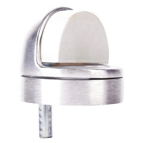 BRINKS Commercial - Dome Floor Door Stop, Satin Chrome Finish - Non-Obtrusive Option to Protect Doors and Walls