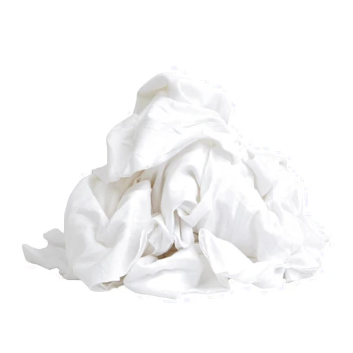 JUSTCUT T-Shirt Cloth Rags, Lint Free, White, for All-Purpose Wiping, Cleaning, and Polishing 100% Recycled Materials Absorbent Quick Dry Multipurpose Cotton, Streak Free, (10 Pound Box)