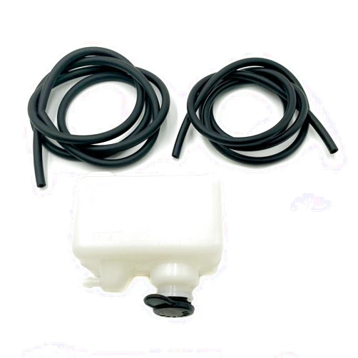 BRGMAX Coolant Bottle Radiator Overflow Reservoir with Lines Fits For Yamaha Banshee 1987-2006