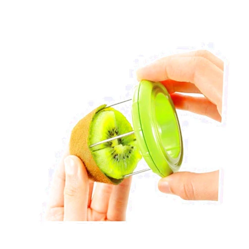 Karma Kitchen Fast Peel Any Fruit Or Soft Vegetable With Ease. Kiwi Slicer Peeler Pitter Scooper, Mango And Kimi Corer, Kiwi Fruit Scoop Kitchern Tool_Green