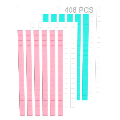 Beyoslf Adhesive Poster Sticky Tack Putty Removable, 408 PCS Mounting Putty Reusable Wall Safe Tack Putty, Non-Toxic Multipurpose Tacky Putty for Hanging Pictures Poster Nails Museum Art Photography