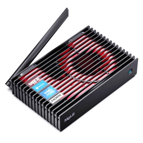 MeLE Mini PC Fanless PCG35HD N5105 Micro Computer, 8GB 256GB Small Desktop Server, Support Triple Monitor 4K WiFi5 Gigabit Ethernet BT5.2 PXE Unlock BIOS Auto Power on Industrial IoT Business