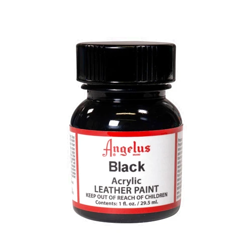 Angelus Acrylic Leather Paint Black 1oz
