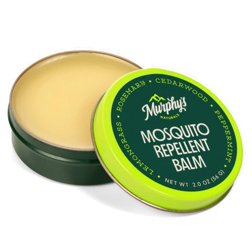 Murphy's Naturals Mosquito Repellent Balm (2oz) | Proven, Plant-Based Ingredients Like Cedarwood, Lemongrass and Rosemary | DEET Free | Made in USA | Great for Use in The Yard, Hiking and Camping