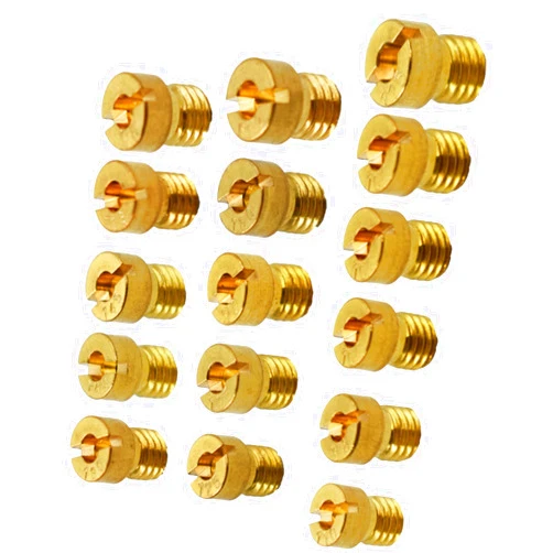 marddpair 16pcs Carburetor Carb Main Jet Kit Replacement for OKO CVK 90 92 95 98 100 105 108 110 115 120 125 130 135 140 145 150