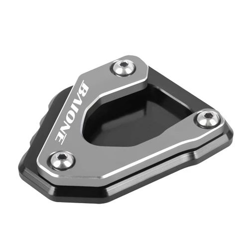 BAIONE Worldmotop Motorcycle Kickstand Pad Extension Foot Pad Replacement for BMW G310GS G310 GS 2017-2021 Side Stand Plate Pad(titanium)