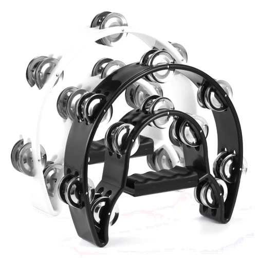 STPZON Double Row Tambourine, 2 Pack 10