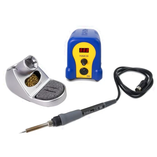 Hakko FX888DX-010BY - Digital Soldering Station with Rotary Encoder (Blue/Yellow Housing)