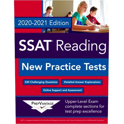 PrepVantage SSAT Reading: New Practice Tests, 2020-2021 Edition