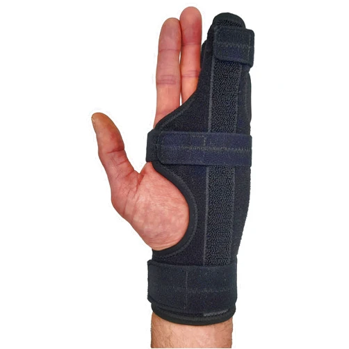 ARMSTRONG AMERICA Metacarpal Finger Splint Hand Brace | Pinky Finger Splint For Boxer Fractures, Broken Ring Finger | Little Finger Cast, Trigger Finger Immobilizer Straightener, Ulnar Gutter Splint Support | LEFT S/M