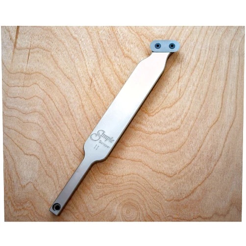 Simple Woodturning Tools Simple Scraper II carbide tipped turning and finishing tool for steep and straight inside walls & bottoms, USA Made (Unhandled with Oval Cutter)