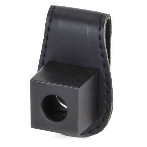 Felson Billiard Supplies Magnetic Pool Cue Chalk Holder with Bicast Leather Belt Clip – Pool Stick Precision Tool, Billiards Accessories