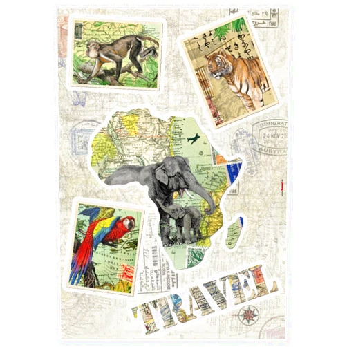 Brewster Home Fashions Brewster Komar LV19003 Peel & Stick Travel European Wall Decals