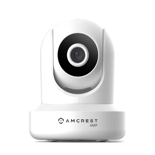 Amcrest 4MP ProHD Indoor WiFi, Security IP Camera with Pan/Tilt, Two-Way Audio, Night Vision, Remote Viewing, 4-Megapixel @30FPS, Wide 90° FOV, IP4M-1041W (White)