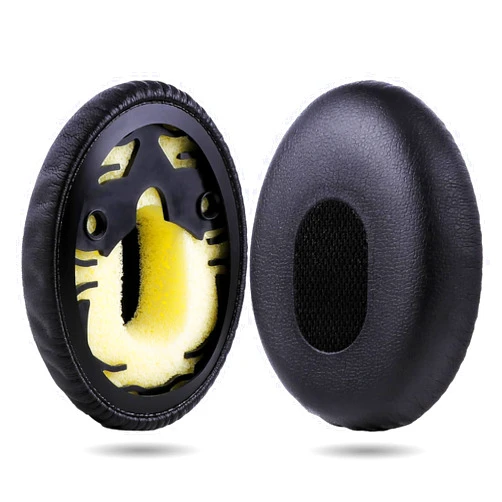 YOCOWOCO Replacement Earpads for Bose QuietComfort 3 (QC3) and OE1 Headphones, Ear Pads Cushions with Comfortable Softer Leather, Noise Isolation Memory Foam