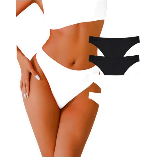 Jijivisha 4 Pack Seamless Women Underwear Thongs No Show Ladies Panties Breathable Sexy Low Rise Bikini Panties (L-XXL)