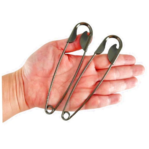 Littledream 2X Safety Pins 5 inch Stainless Steel Large Size Black Color for Jumbo Blanket Giant Safety Pins Heavy Duty Sewing, Quilting Craft Diaper Laundry Bag Clothes Fabric Upholstery