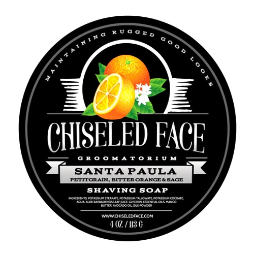 Chiseled Face Groomatorium Santa Paula Citrus - Handmade Luxury Shaving Soap from Chiseled Face Groomatorium