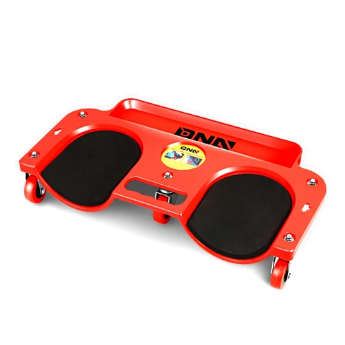 DNA MOTORING ‎DNA MOTORING TOOLS-00138 Rolling Knee Creeper Pads with Tool Tray Holder for Garage Workshop Garden,Red