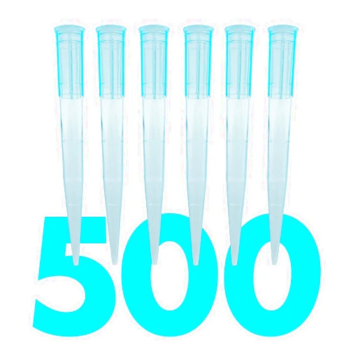 Kashi Scientific 1000uL Pipette Tips, Kashi Scientific Universal Non-Filter Tips for Pipette 1000 uL, Sterile Bulk Pipette Tips with Clear Graduation, 1 mL Pipet Tips, DNase RNase Free, 500 Tips/Bag - Blue