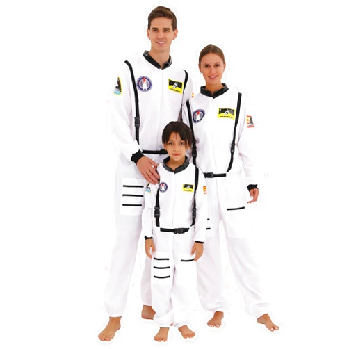 YEAXLUD Cool NASA Space Astronaut Cosume Space Jumpsuit Family Halloween Costumes Dress Up