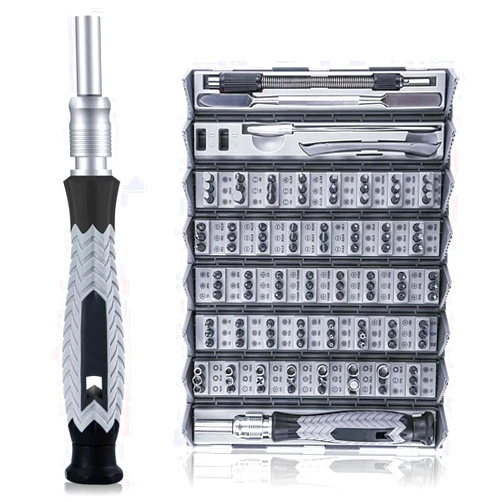 Yitaiins Small Screwdriver Set,YitaiIns Mini Screwdriver Set with 120 Magnetic CR-V Batch Heads,Precision Screwdriver Set Tool for Laptops,Phones,Game Console,Cameras