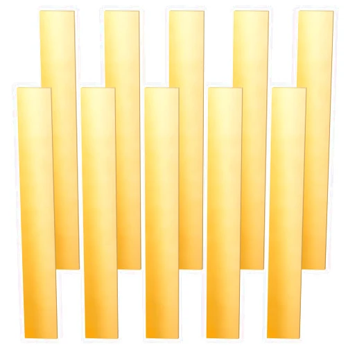 Daseyyue 10 pces Brass Strip, Brass Shim Stock Assortment, 1