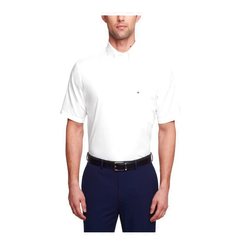 Tommy Hilfiger Men's Short Sleeve Button-down Shirt