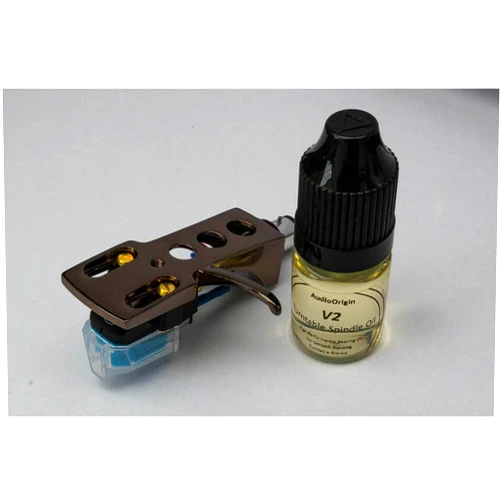 AudioOrigin Titanium Plated Headshell, AT-VM95, Cartridge, Stylus, Oil for Sanyo W40, TP600SA, TP625, TP727, TP728, TP747, TP80S, TP1000, TP1020, TP825D, TP1010,