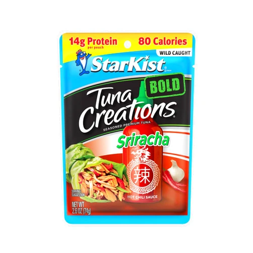 StarKist Tuna Creations BOLD, Sriracha, 2.6 Oz, Pack of 24