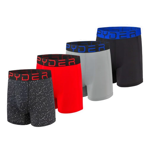 Spyder Mens Boxer Briefs Performance Nylon Mesh Sports Underwear