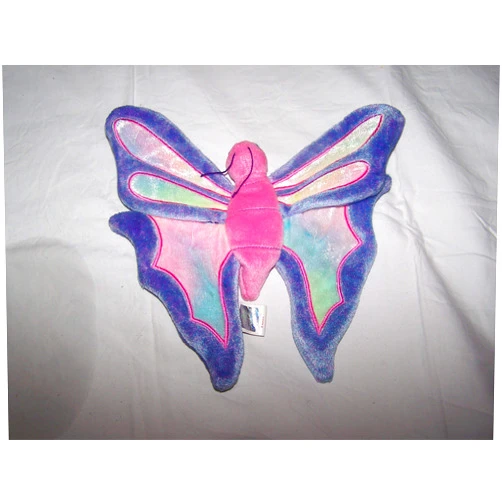 TY Beanie Babies Flitter the Butterfly - Periwinkle and Pink