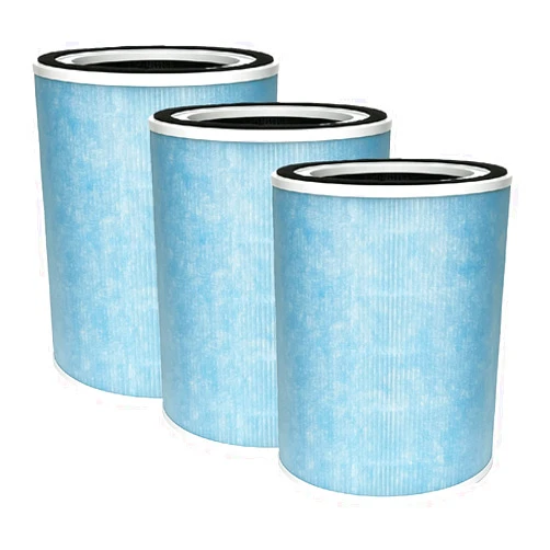 Nispira 4-in-1 True HEPA Activated Carbon Filter Replacement For Purezone Turbo Air Purifier PEAIRCYL 3 Packs