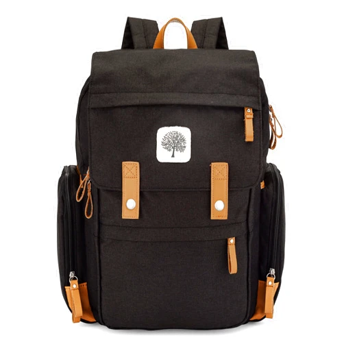 Parker Baby Co. Parker Baby Diaper Backpack - Large Diaper Bag with Insulated Pockets, Stroller Straps and Changing Pad -