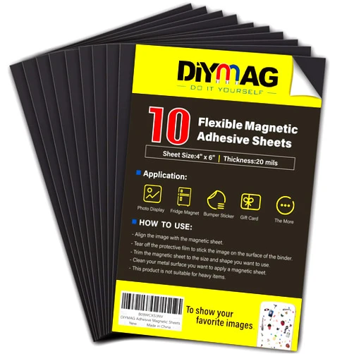 DIYMAG Magnetic Adhesive Sheets, |4