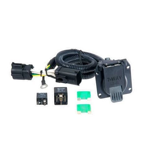 Curt Manufacturing 55242 Vehicle-Side Custom RV Blade 7-Pin Trailer Wiring Harness,Fits Select Ford F-150,Heritage,F-250 ,Black