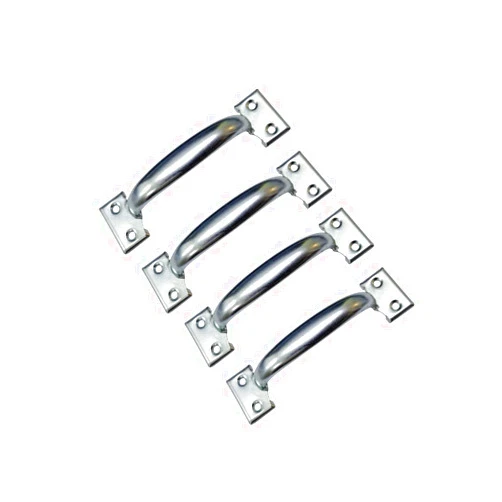 QCAA Garage Door Pull Handle, Steel, Zinc Plated, 5-3/4