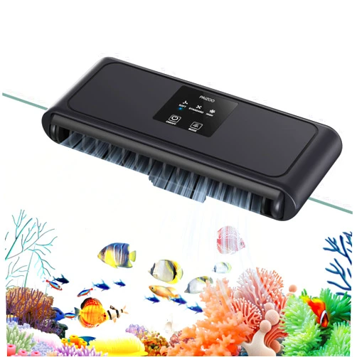 PAIZOO Aquarium Chiller Fan, Fish Tank Cooling Fans with 3 Speed Modes, Water Chiller Cooler Suitable for Freshwater Saltwater Tanks Axolotl Tank Accessories, 6.4W