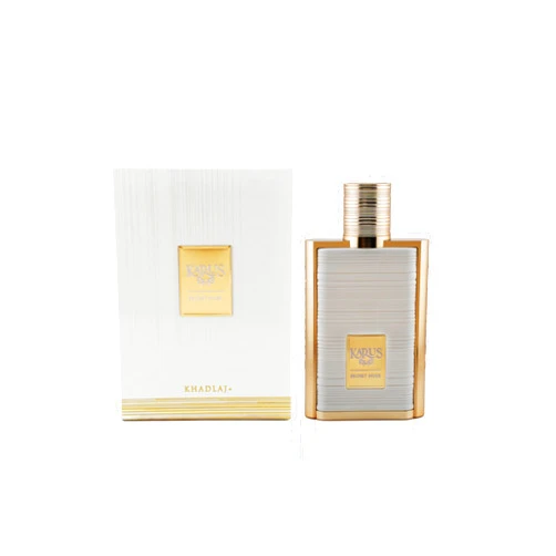 KHADLAJ PERFUMES Karus Secret Musk Eau de Parfum Spray for Unisex, 3.4 Ounce