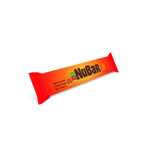 EverBar - Dark Chocolate Covered Hazelnut Nubar, 20 Count | Non-GMO, Dark Chocolate Covered Hazelnut Nubar | On the Go | With Coffee or Tea | Healthy Snack | Bite-Size Premium Nubar 20 Count (Pack of 1)