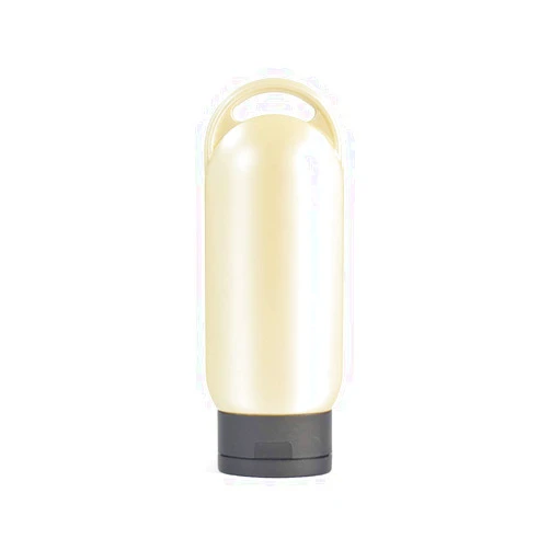 wolfmoon botanicals WM - (Pack of 6) 4 oz Tottle (Upside Down) Bottle with Black Flip-Top (6, Off_White)