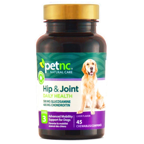PetNC Natural Care Hip and Joint Health Advanced Chewables for Dogs, 45 Count